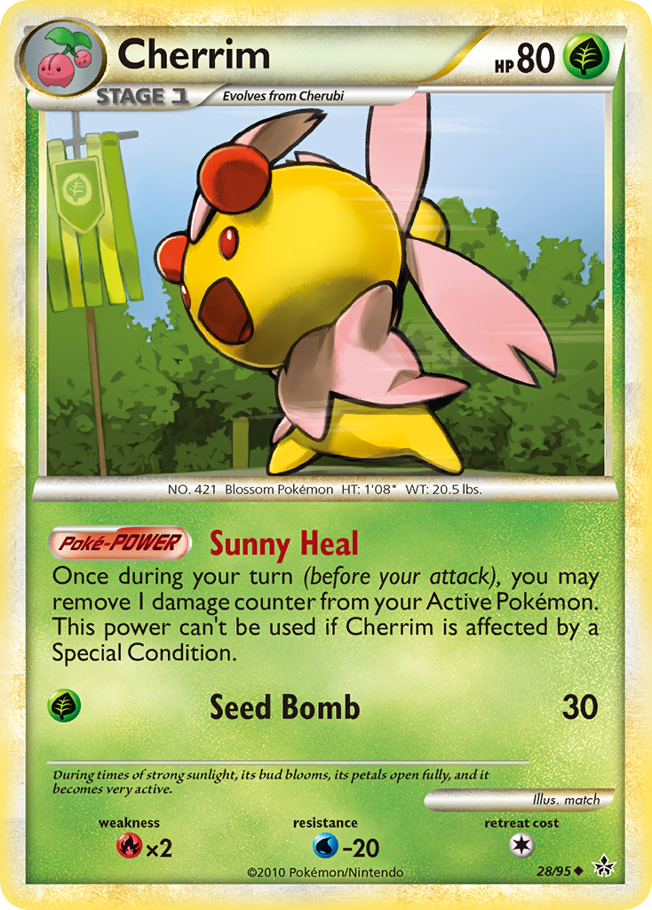 Cherrim (28/95) [HeartGold & SoulSilver: Unleashed] | RetroPlay Games