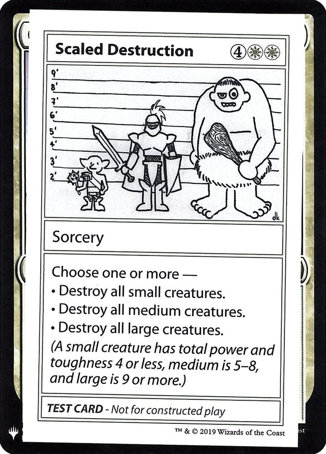 Scaled Destruction [Mystery Booster Playtest Cards] | RetroPlay Games