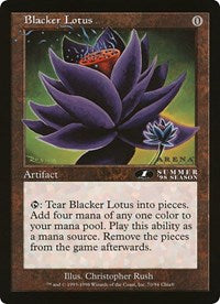 Blacker Lotus (Oversized) [Oversize Cards] | RetroPlay Games