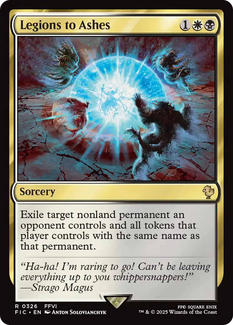 Legions to Ashes [FINAL FANTASY Commander] | RetroPlay Games