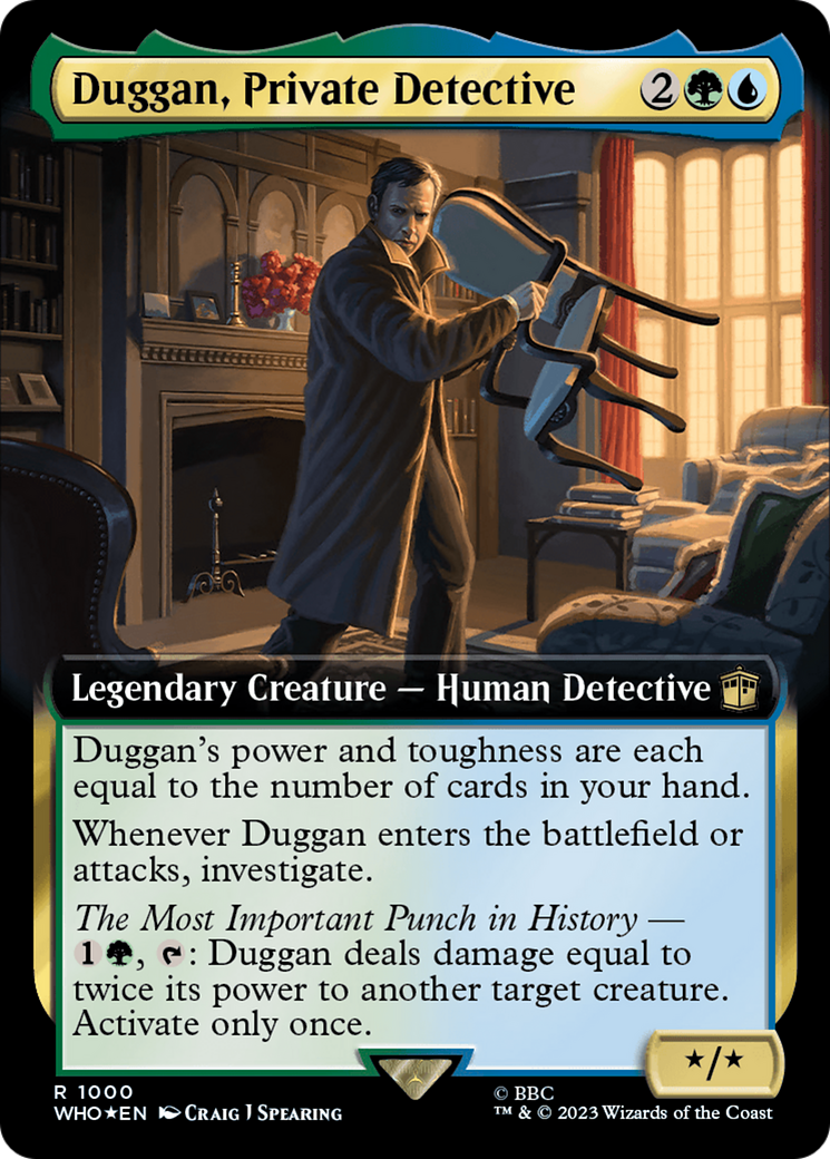 Duggan, Private Detective (Extended Art) (Surge Foil) [Doctor Who] | RetroPlay Games