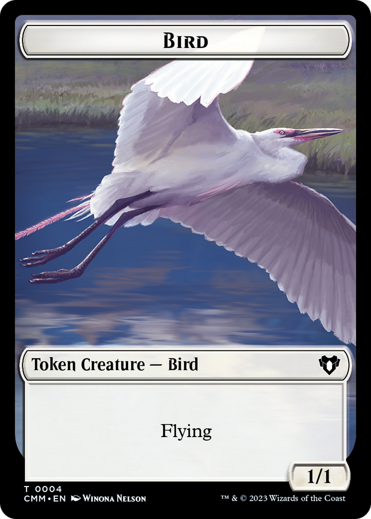 Copy (54) // Bird Double-Sided Token [Commander Masters Tokens] | RetroPlay Games