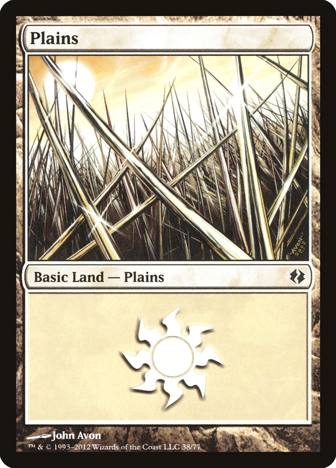 Plains (38) [Duel Decks: Venser vs. Koth] | RetroPlay Games