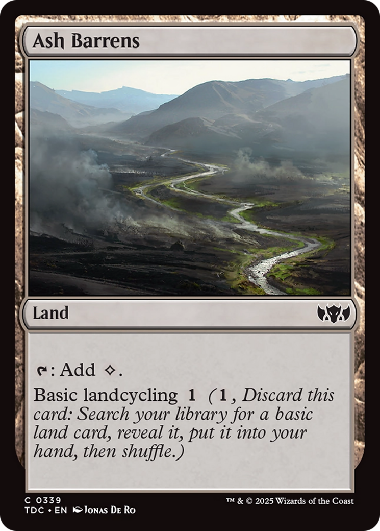 Ash Barrens [Tarkir: Dragonstorm Commander] | RetroPlay Games