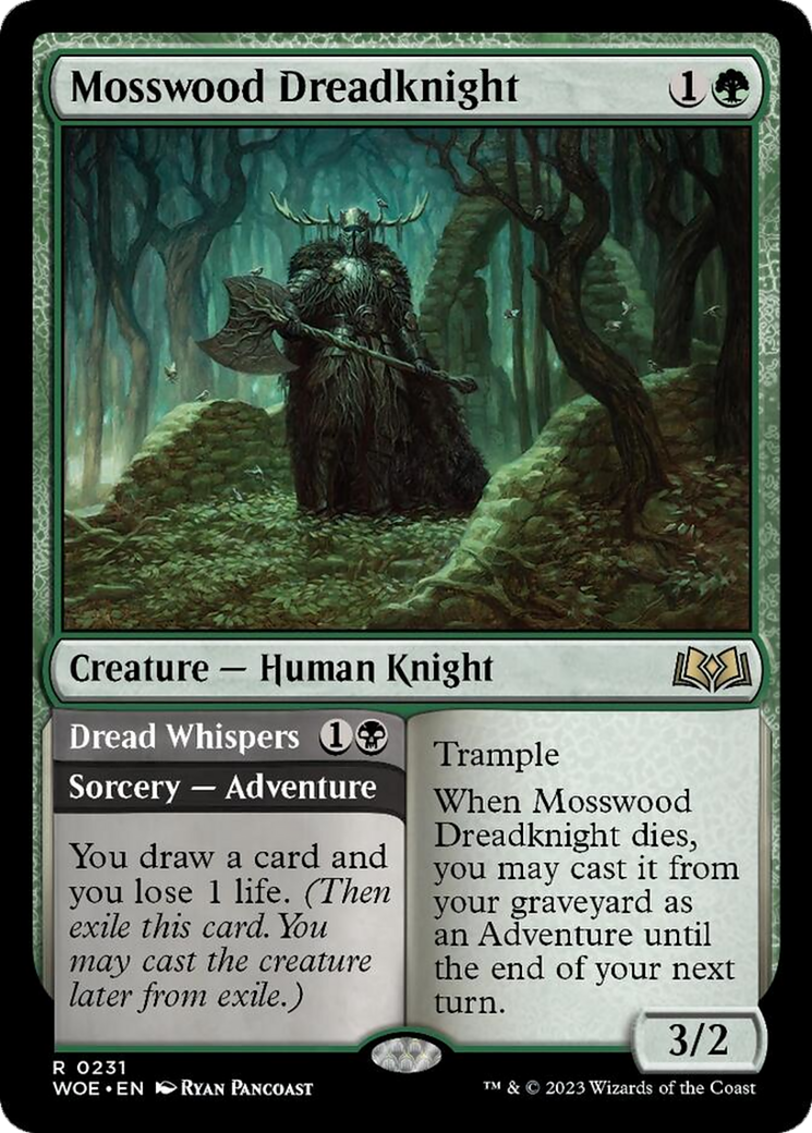 Mosswood Dreadknight // Dread Whispers [Wilds of Eldraine] | RetroPlay Games