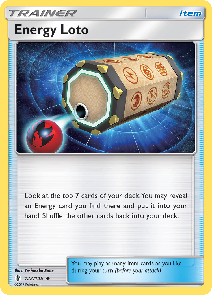 Energy Loto (122/145) [Sun & Moon: Guardians Rising] | RetroPlay Games