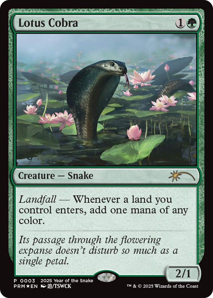 Lotus Cobra (Year of the Snake 2025) [Standard Showdown Promos] | RetroPlay Games