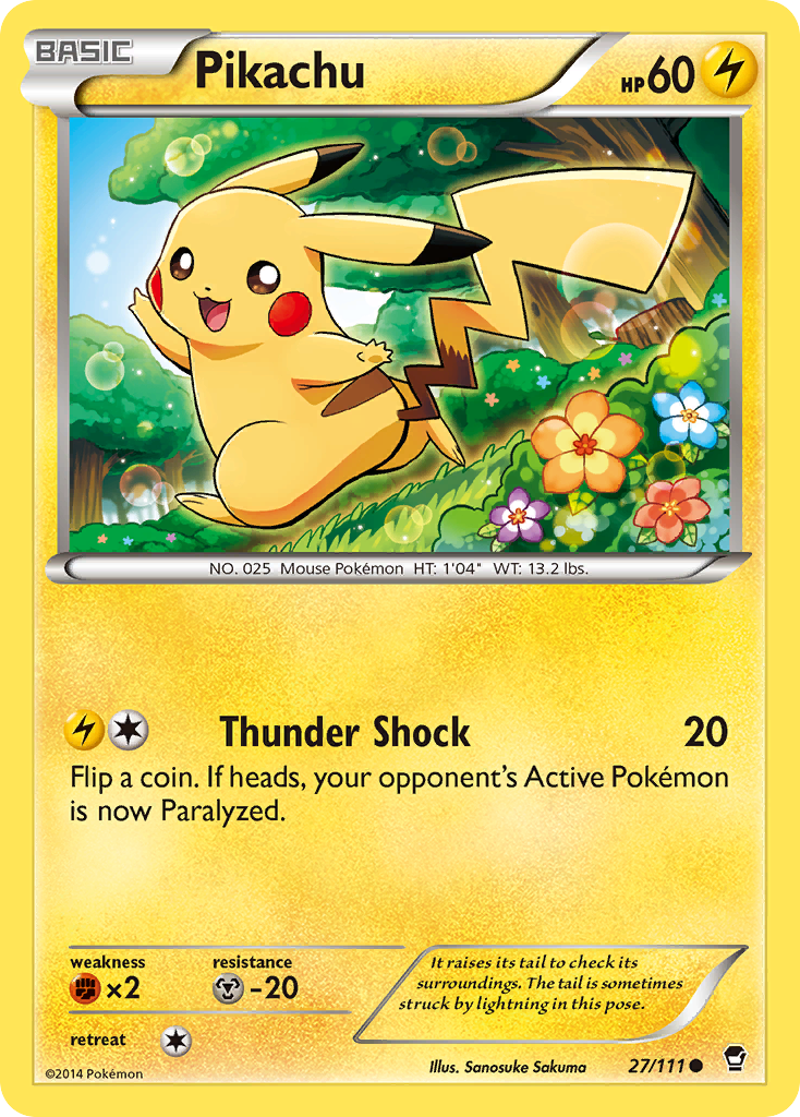 Pikachu (27/111) [XY: Furious Fists] | RetroPlay Games