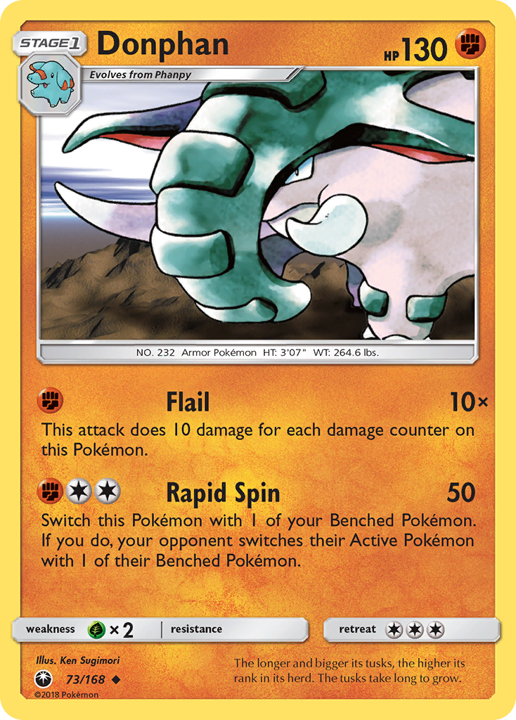 Donphan (73/168) [Sun & Moon: Celestial Storm] | RetroPlay Games