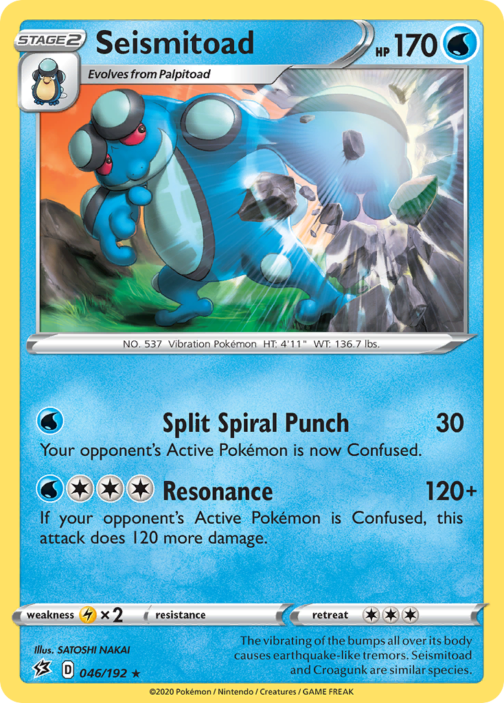 Seismitoad (046/192) [Sword & Shield: Rebel Clash] | RetroPlay Games