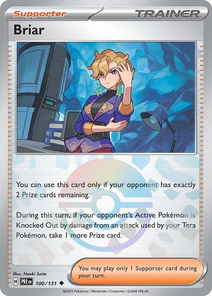 Briar (100/131) (Poke Ball Pattern) [Scarlet & Violet: Prismatic Evolutions] | RetroPlay Games