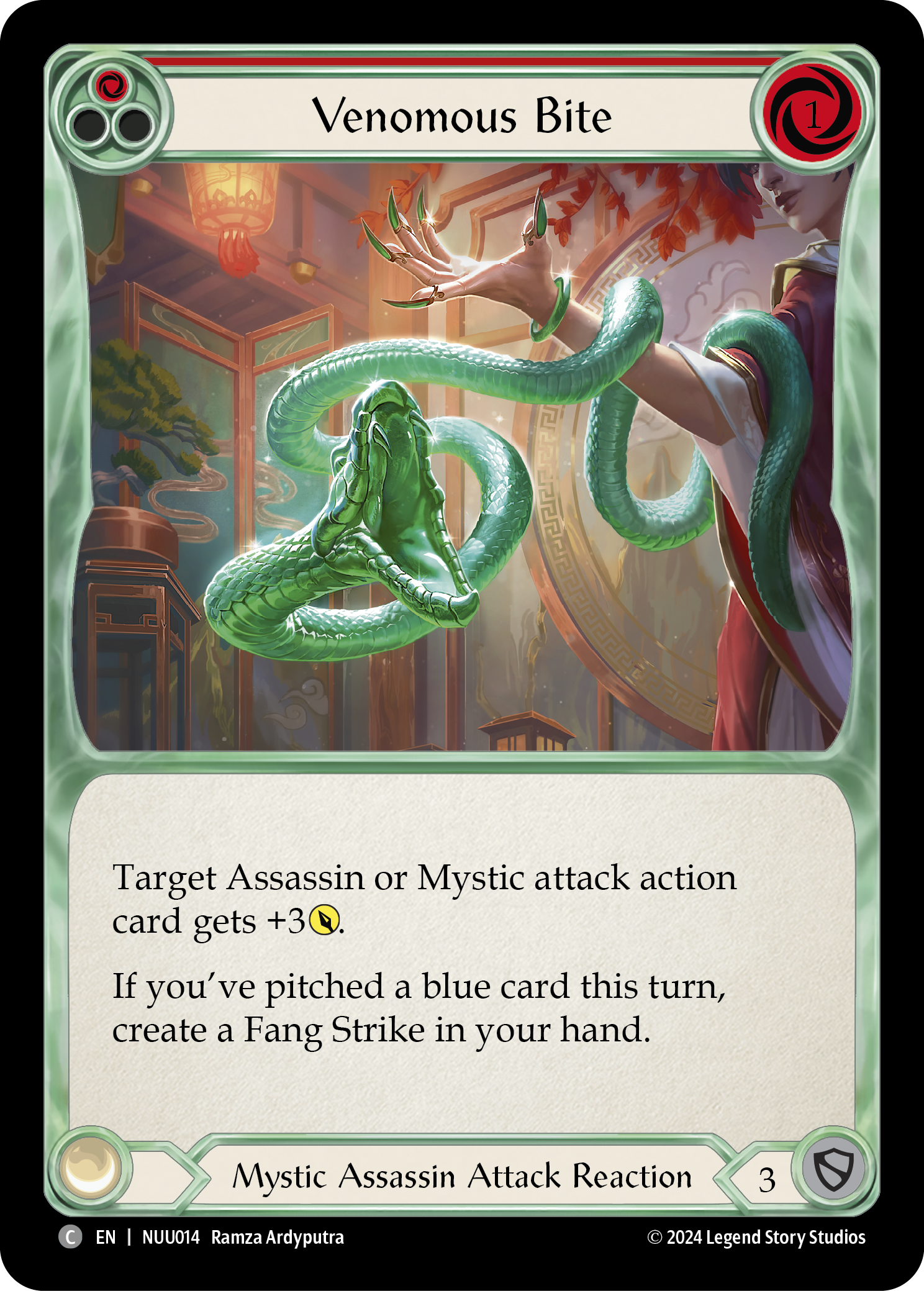 Venomous Bite [NUU014] (Part the Mistveil Nuu Blitz Deck) | RetroPlay Games