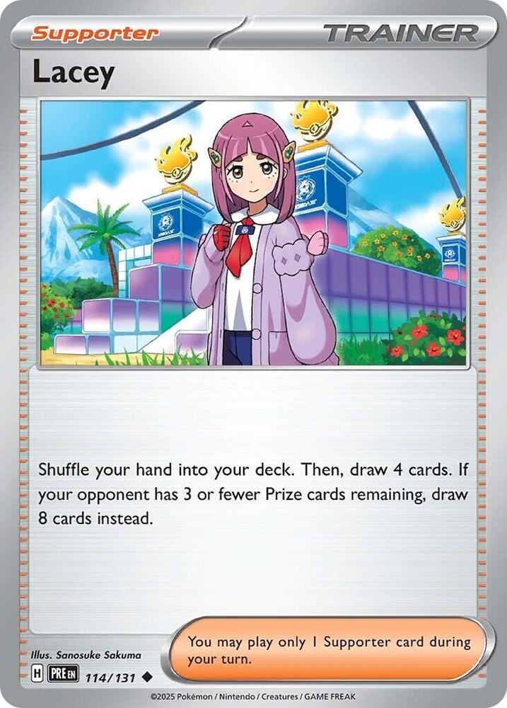 Lacey (114/131) [Scarlet & Violet: Prismatic Evolutions] | RetroPlay Games