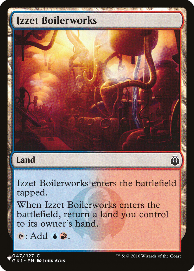 Izzet Boilerworks (GK1) [The List] | RetroPlay Games