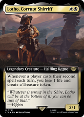 Lotho, Corrupt Shirriff (Extended Art) (Surge Foil) [The Lord of the Rings: Tales of Middle-Earth] | RetroPlay Games