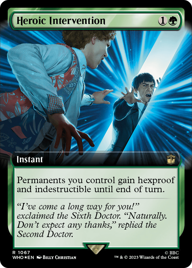 Heroic Intervention (Extended Art) (Surge Foil) [Doctor Who] | RetroPlay Games