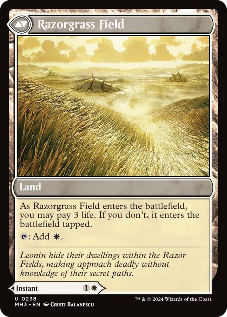 Razorgrass Ambush // Razorgrass Field [Modern Horizons 3] | RetroPlay Games