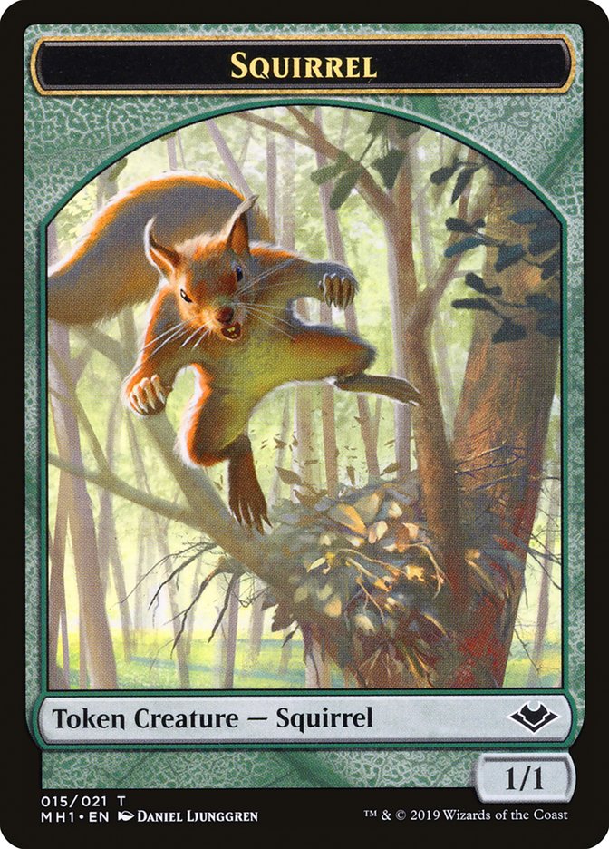 Soldier (004) // Squirrel (015) Double-Sided Token [Modern Horizons Tokens] | RetroPlay Games