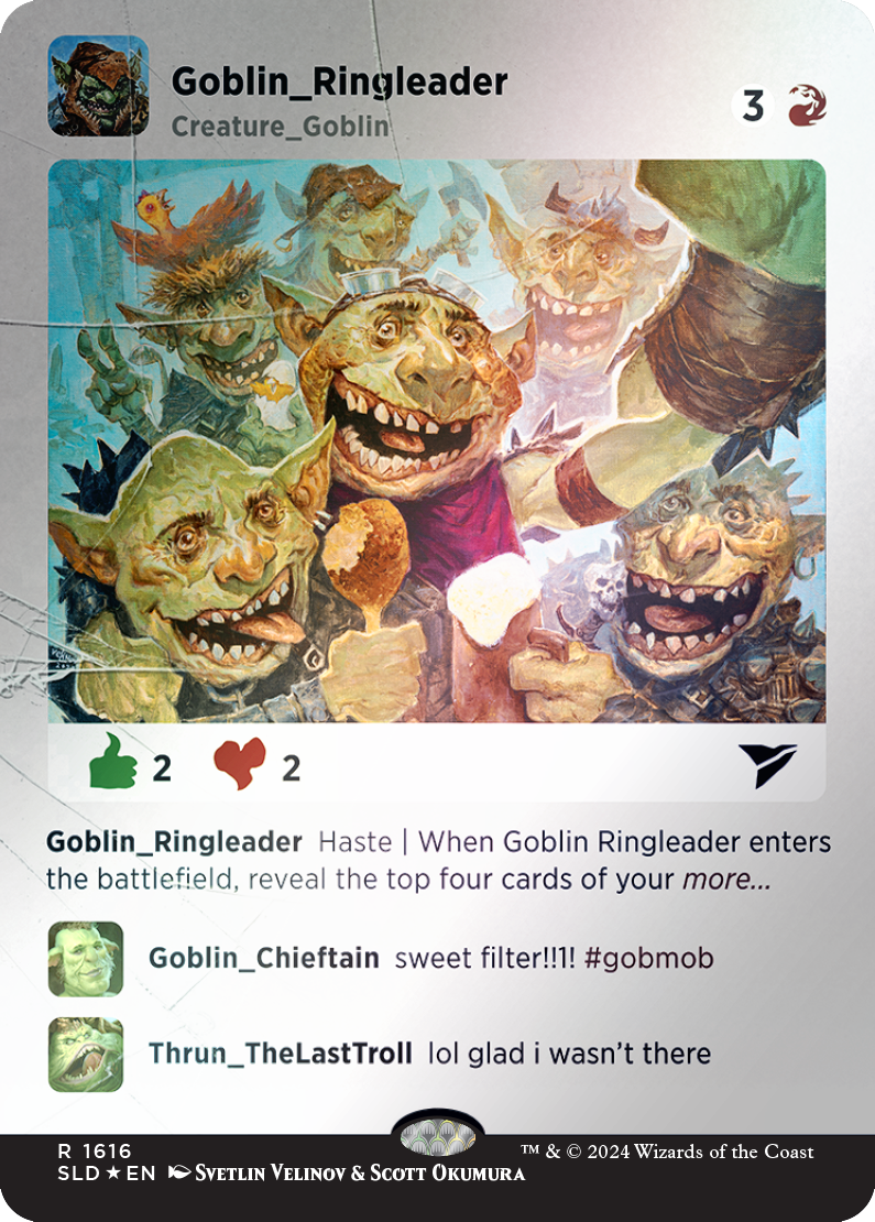 Goblin Ringleader (Rainbow Foil) [Secret Lair Drop Series] | RetroPlay Games