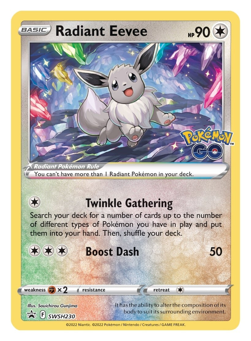 Radiant Eevee (SWSH230) [Sword & Shield: Black Star Promos] | RetroPlay Games