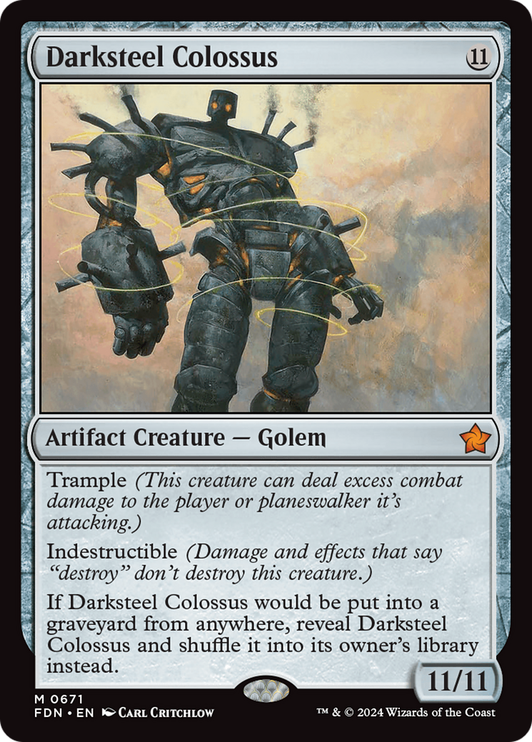 Darksteel Colossus [Foundations] | RetroPlay Games