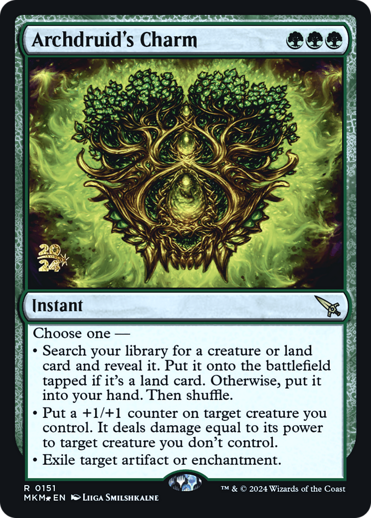 Archdruid's Charm [Murders at Karlov Manor Prerelease Promos] | RetroPlay Games