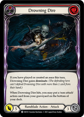 Drowning Dire (Red) [EVR110] (Everfest)  1st Edition Rainbow Foil | RetroPlay Games