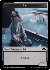 Eldrazi Spawn // Rat Double-Sided Token [Modern Horizons 3 Tokens] | RetroPlay Games