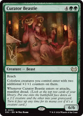 Curator Beastie (Extended Art) [Duskmourn: House of Horror Commander] | RetroPlay Games