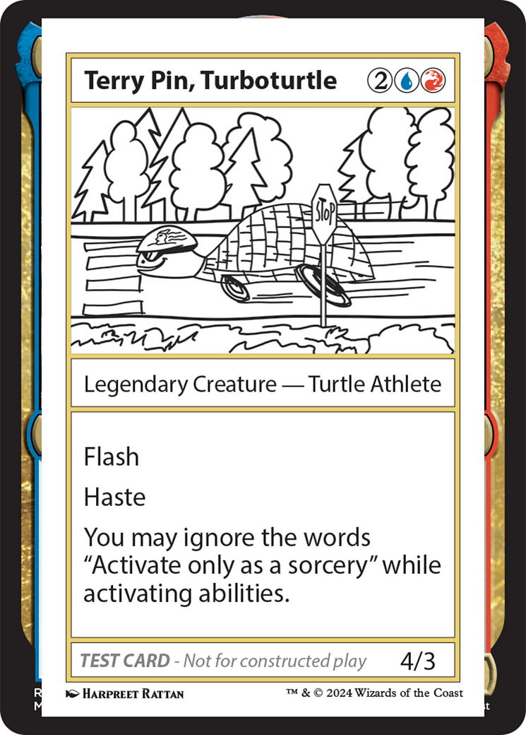 Terry Pin, Turboturtle [Mystery Booster 2 Playtest Cards] | RetroPlay Games