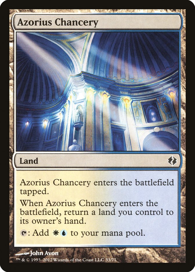 Azorius Chancery [Duel Decks: Venser vs. Koth] | RetroPlay Games