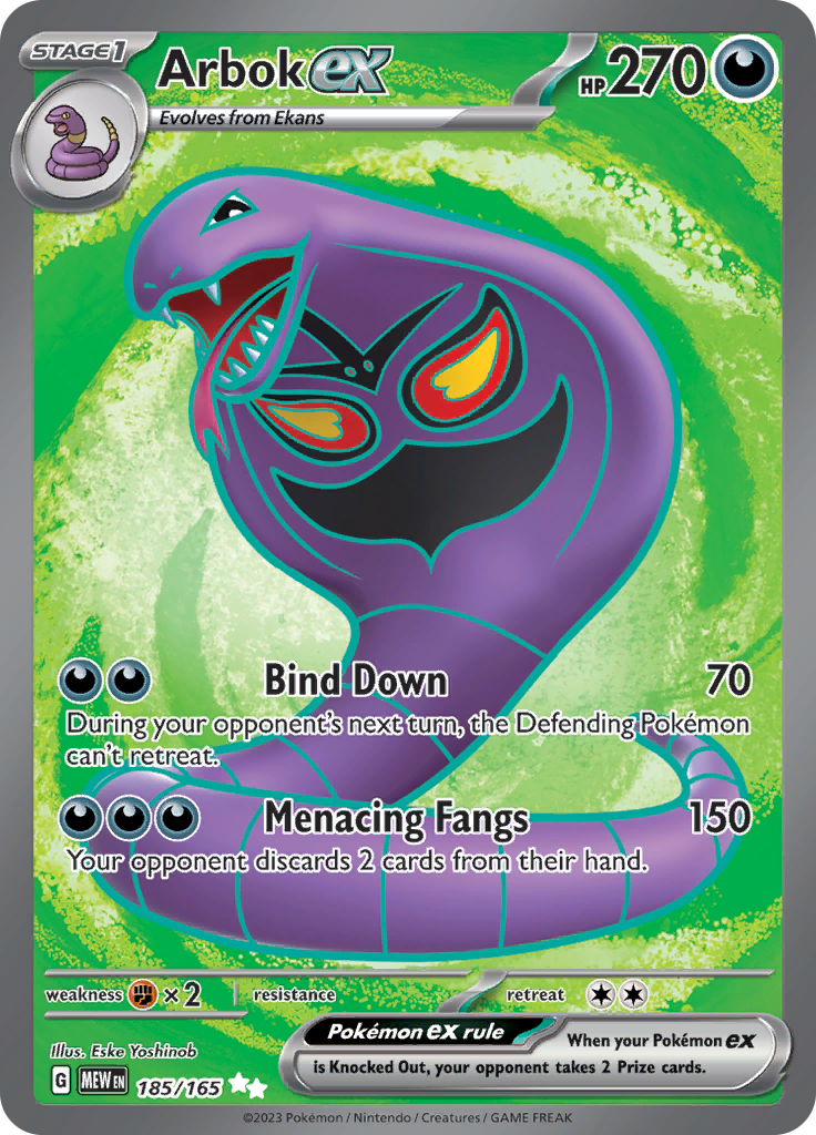 Arbok ex (185/165) [Scarlet & Violet 151] | RetroPlay Games