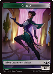Eldrazi // Citizen Double-Sided Token [Tarkir: Dragonstorm Commander Tokens] | RetroPlay Games