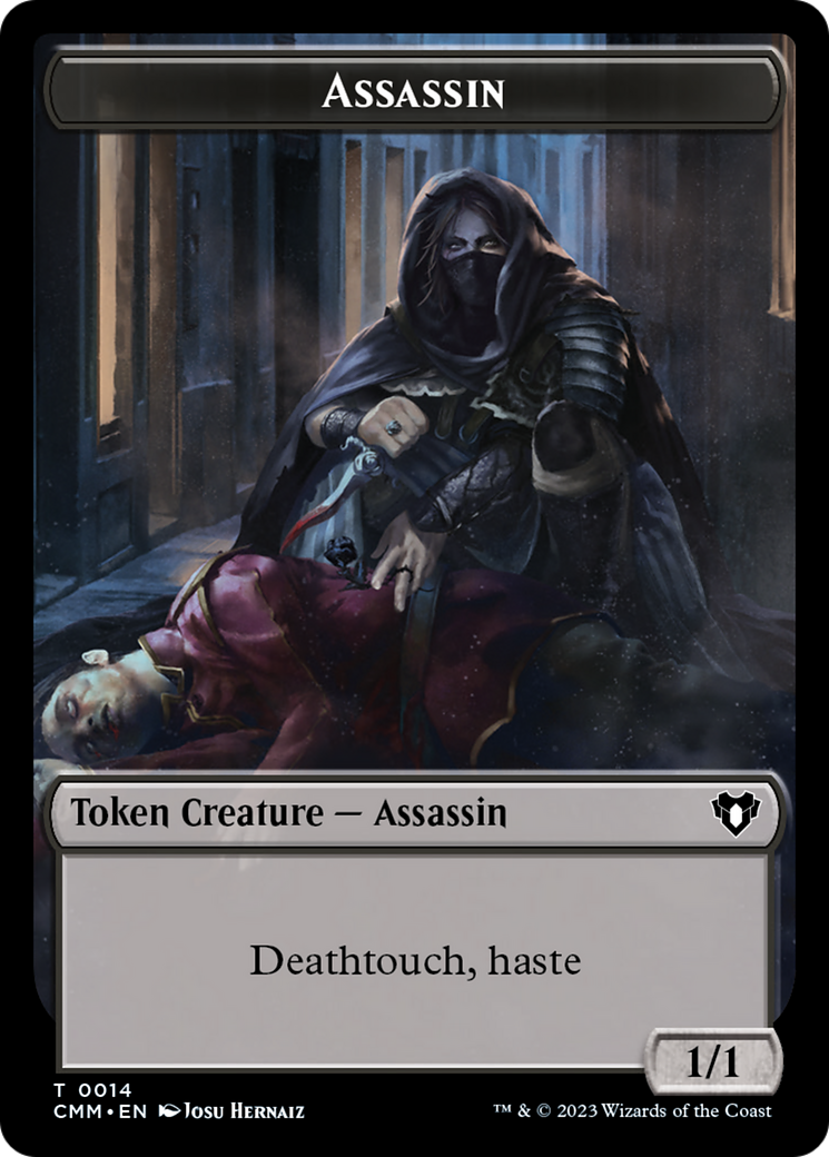 Assassin Token [Commander Masters Tokens] | RetroPlay Games