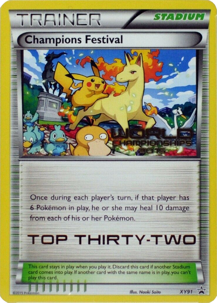 Champions Festival (XY91) (2015 Top Thirty-Two) [XY: Black Star Promos] | RetroPlay Games