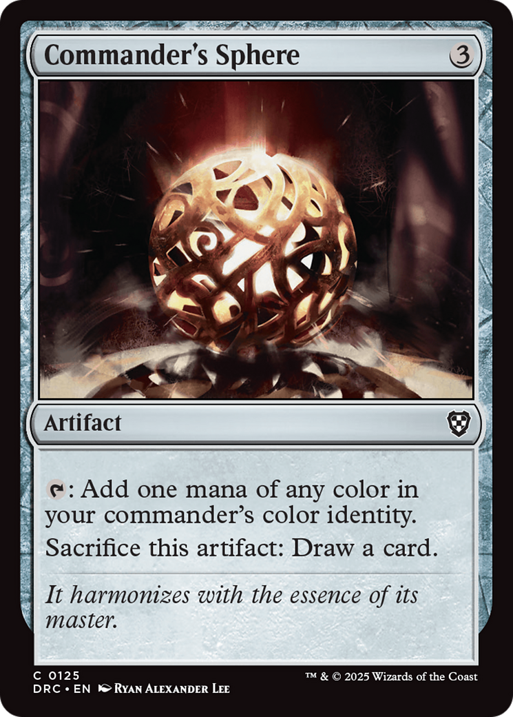 Commander's Sphere [Aetherdrift Commander] | RetroPlay Games