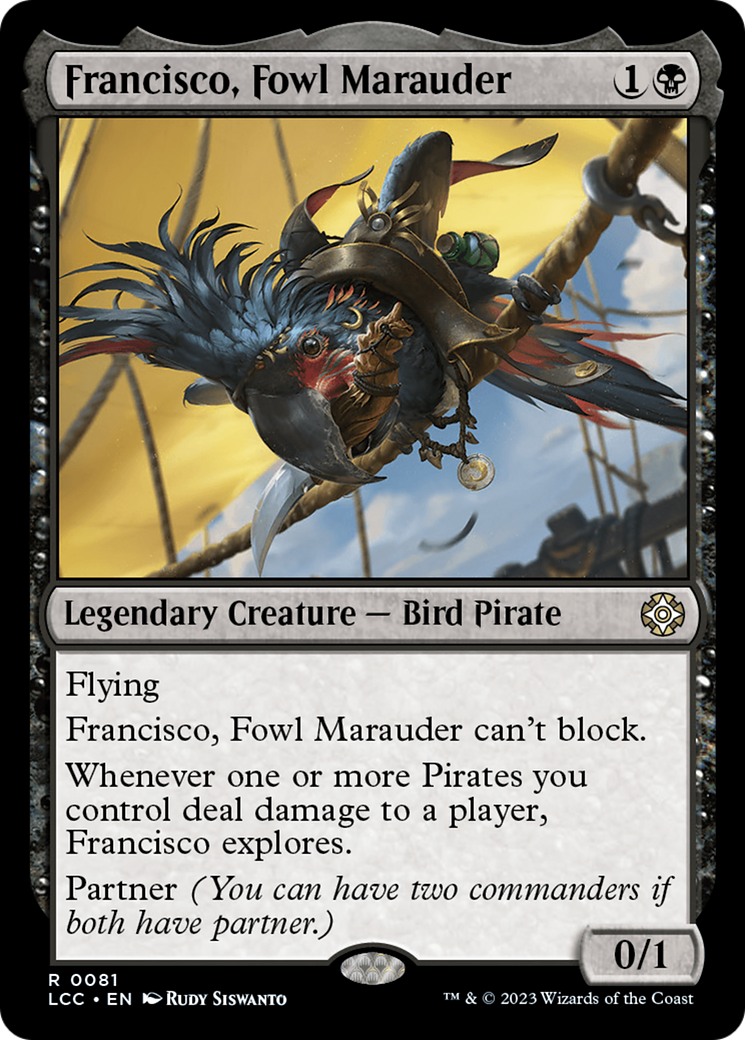 Francisco, Fowl Marauder [The Lost Caverns of Ixalan Commander] | RetroPlay Games