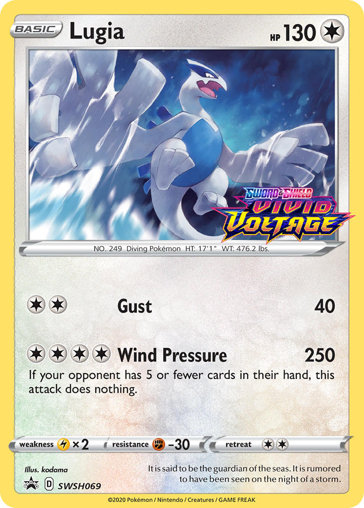 Lugia (SWSH069) (Prerelease Promo) [Sword & Shield: Black Star Promos] | RetroPlay Games