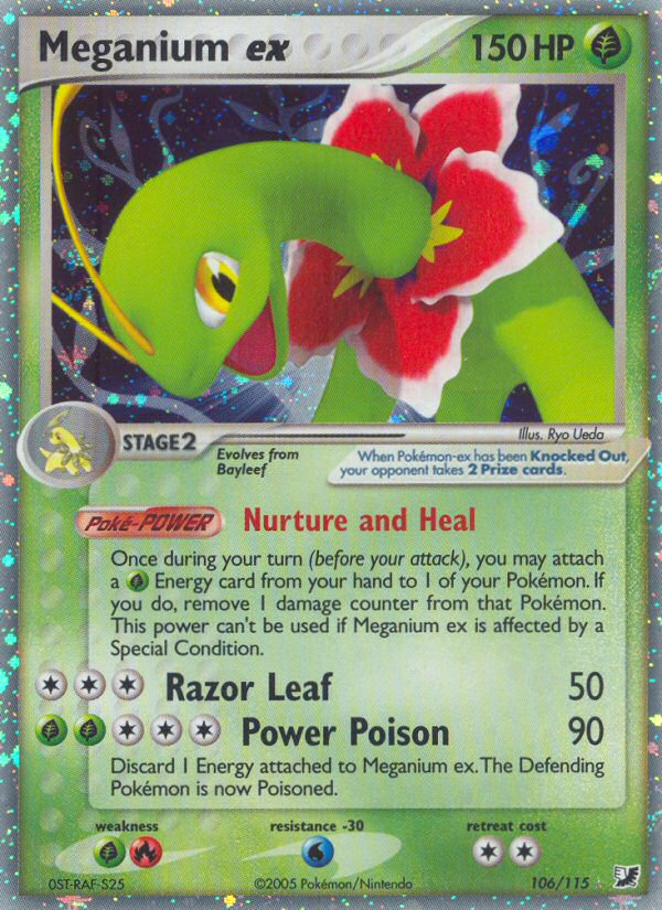 Meganium ex (106/115) [EX: Unseen Forces] | RetroPlay Games