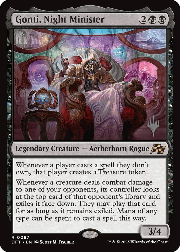 Gonti, Night Minister (Promo Pack) [Aetherdrift Promos] | RetroPlay Games