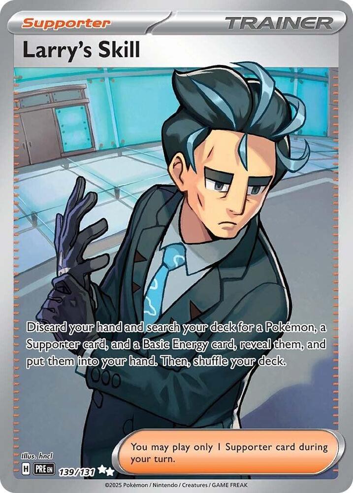 Larry's Skill (139/131) [Scarlet & Violet: Prismatic Evolutions] | RetroPlay Games