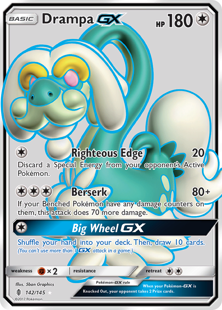 Drampa GX (142/145) [Sun & Moon: Guardians Rising] | RetroPlay Games