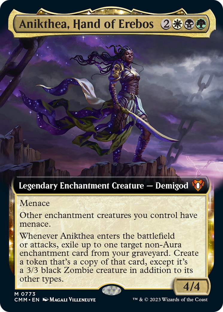 Anikthea, Hand of Erebos (Extended Art) [Commander Masters] | RetroPlay Games