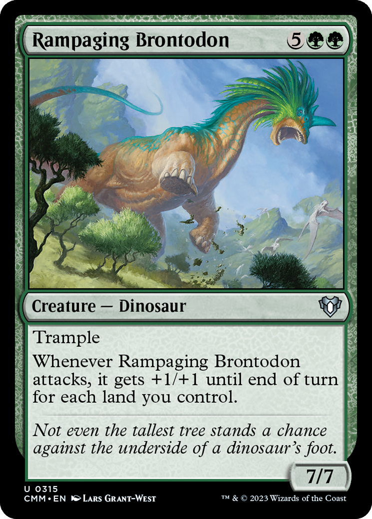 Rampaging Brontodon [Commander Masters] | RetroPlay Games