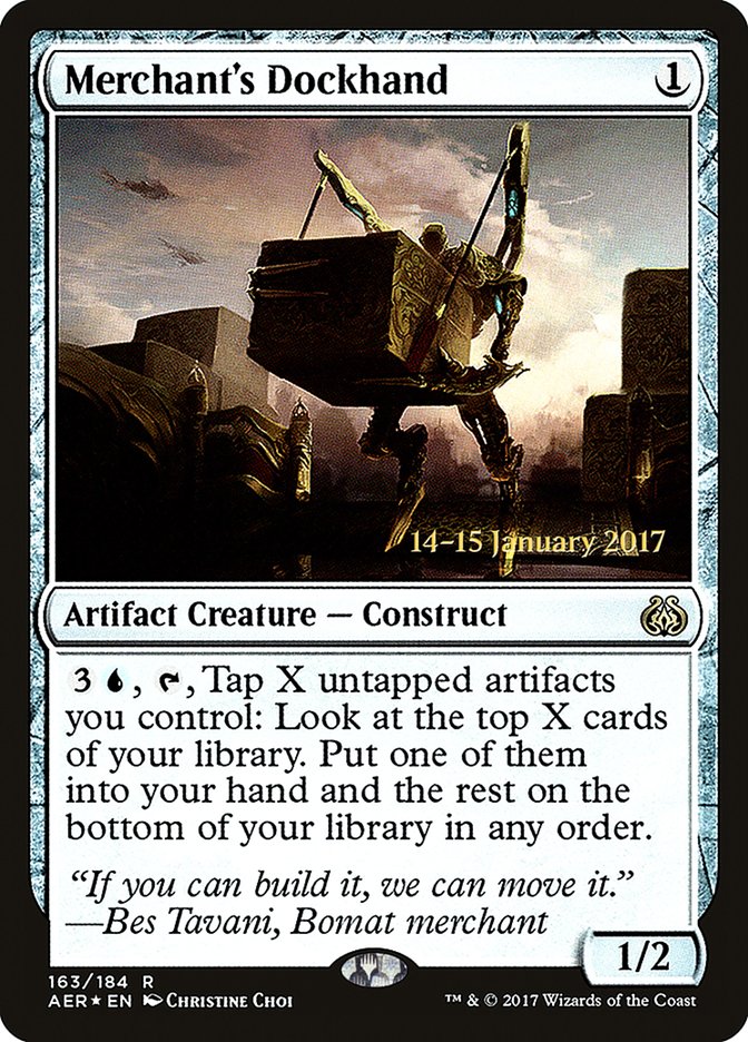 Merchant's Dockhand [Aether Revolt Prerelease Promos] | RetroPlay Games