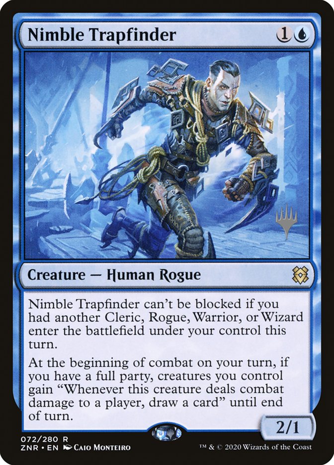 Nimble Trapfinder (Promo Pack) [Zendikar Rising Promos] | RetroPlay Games