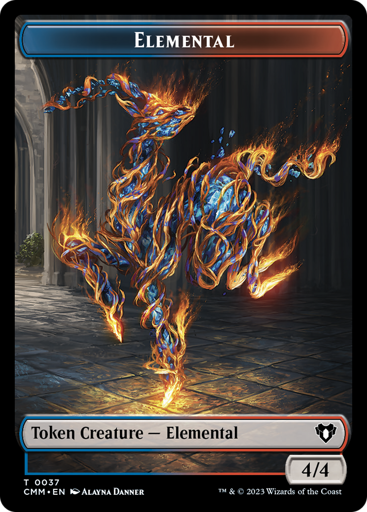 Elemental Token (37) [Commander Masters Tokens] | RetroPlay Games