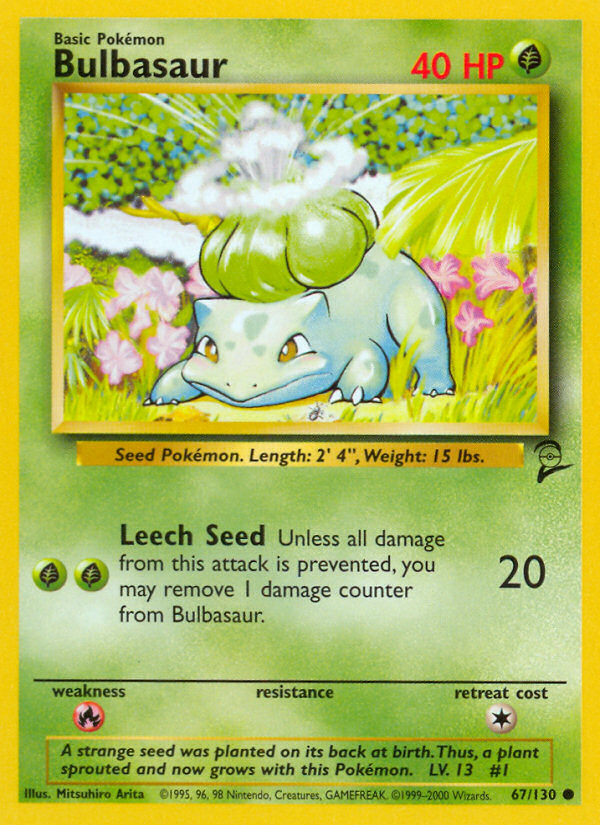 Bulbasaur (67/130) [Base Set 2] | RetroPlay Games
