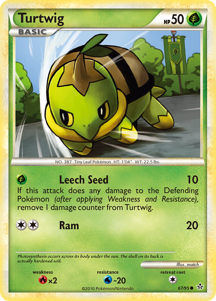 Turtwig (67/95) [HeartGold & SoulSilver: Unleashed] | RetroPlay Games