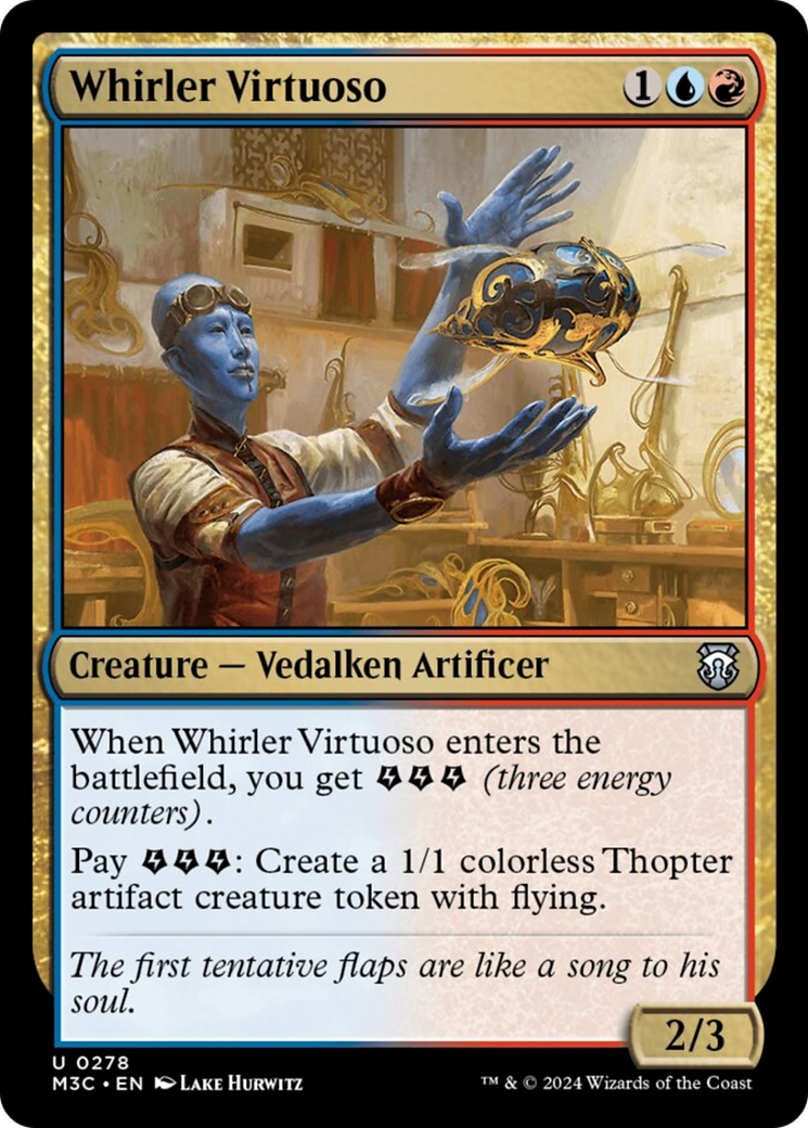 Whirler Virtuoso (Ripple Foil) [Modern Horizons 3 Commander] | RetroPlay Games